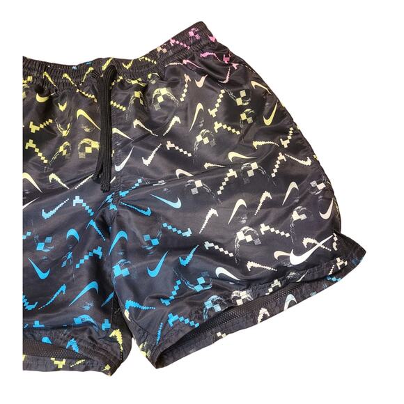 Nike Swim Digi Swoosh Ombre Logo Print Trunks - Medium - Picture 3 of 9